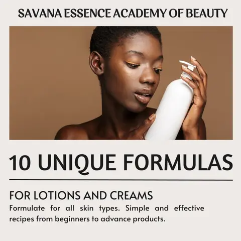 Formulas for lotions and creams for the face and body